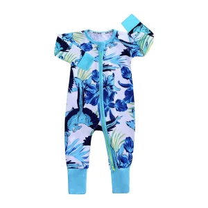 Double Zipper Infant Baby Rompers