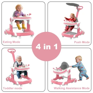 4 In 1 Baby Infant Walker