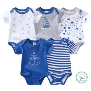 5pcs Baby Boy  Onesies